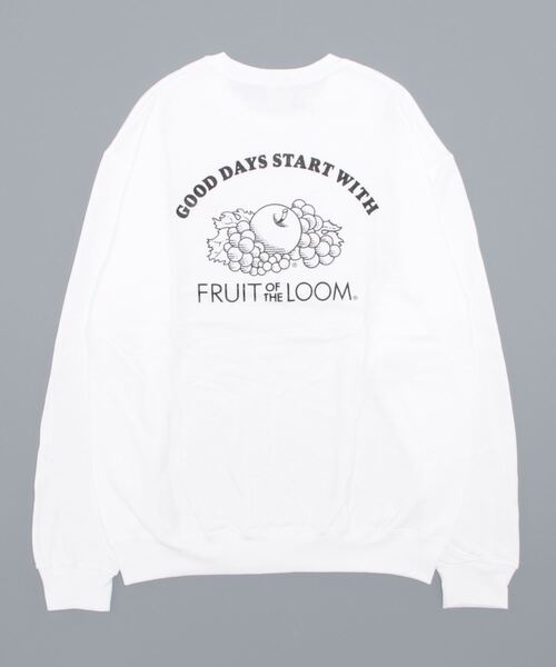 FRUIT OF THE LOOM(フルーツオブザルーム)の「プリントトレーナーA / スウェット / 長袖 / カジュアル / バック / プリント / ユニセックス(スウェット・メンズ・A/H/J/Q/D/E/B/G/R/K/O/P/M/N・M/L/XL)」の21枚目の写真