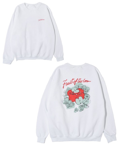 FRUIT OF THE LOOM(フルーツオブザルーム)の「プリントトレーナーA / スウェット / 長袖 / カジュアル / バック / プリント / ユニセックス(スウェット・メンズ・A/H/J/Q/D/E/B/G/R/K/O/P/M/N・M/L/XL)」の9枚目の写真