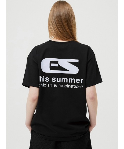 ESC STUDIO(イーエスシースタジオ)の「【ESC STUDIO/イーエスシースタジオ】childish fascination t-shirt/ワンポイントロゴ バックプリント プリントロゴ Tシャツ 半袖 ポケットTシャツ(Tシャツ/カットソー・メンズ・ブラック/ピンク/グリーン/杢グレー・ONE SIZE)」の10枚目の写真