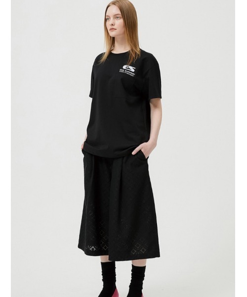 ESC STUDIO(イーエスシースタジオ)の「【ESC STUDIO/イーエスシースタジオ】childish fascination t-shirt/ワンポイントロゴ バックプリント プリントロゴ Tシャツ 半袖 ポケットTシャツ(Tシャツ/カットソー・メンズ・ブラック/ピンク/グリーン/杢グレー・ONE SIZE)」の14枚目の写真