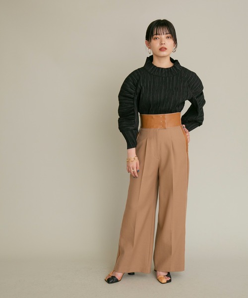 EimeeLawエイミーロウ プリーツコクーンスリーブトップス Eimee Law（エイミーロウ）の「プリーツコクーンギャザー