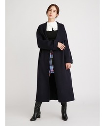 SNIDEL スナイデル シャルムビッグカラーロングコート 美品】スナイデル シャルムビッグカラーロングコート サイズ1