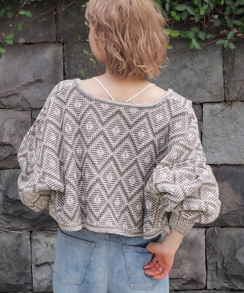 tiptop(ティップトップ)の「ラーベン編み前後2wayカーディガン(カーディガン/ボレロ・レディース・ブラック/ブラウン/グリーン・FREE)」の21枚目の写真
