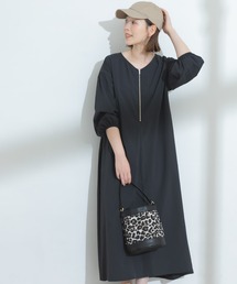 F by ROSSO（エフバイロッソ）の「F by ROSSO　UVカットVネックボリュームワンピース（ワンピース）」
