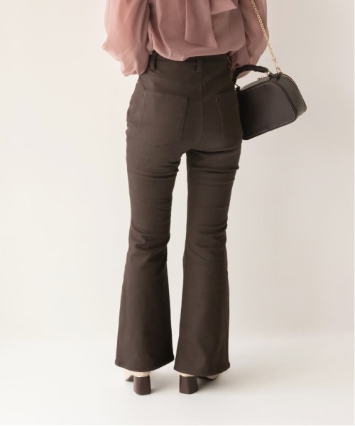 RANDA（ランダ）の「ストレッチフレアパンツ（その他パンツ・レディース・ブラウン/カーキ/クリーム・1/0）」の5枚目の写真