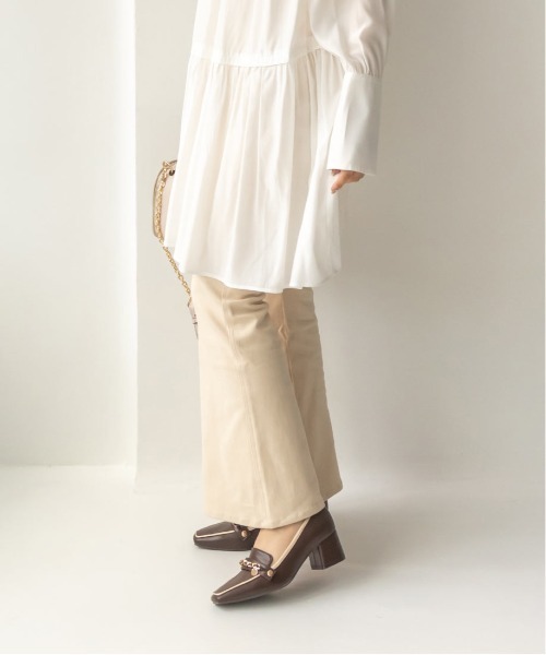 RANDA（ランダ）の「ストレッチフレアパンツ（その他パンツ・レディース・ブラウン/カーキ/クリーム・1/0）」の7枚目の写真