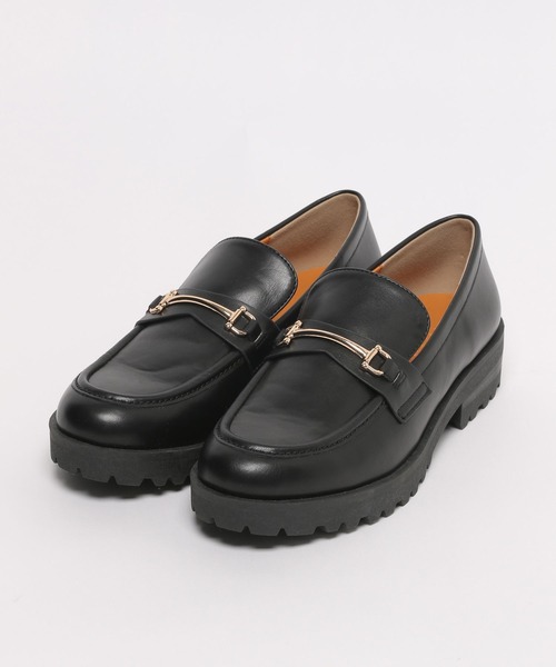 LOWRYS FARM（ローリーズファーム）の「タンクソールシューズ　123100（ローファー・レディース・ブラック系その他2/ブラック系その他・MEDIUM/LARGE）」の3枚目の写真