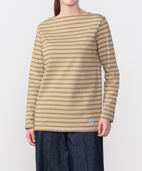 ORCIVAL（オーシバル）の「ORCIVAL | コットンロード フレンチバスクシャツ WOMEN（Tシャツ/カットソー・レディース・ホワイト系その他5/ブルー/C/B/アイボリー/ホワイト系その他6/ブラック/ブラック系その他/D/A/ブラウン/ブルー系その他5/J/F・1/2/0）」の14枚目の写真