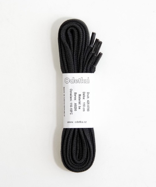 REPRODUCTION OF FOUND(リプロダクションオブファウンド)の「Odetka (オデトカ) / コットン ファットシューレース 110cm / 150cm スニーカー FAT SHOE LACE(シューズアクセサリー・メンズ・ホワイト/ブラック/アイボリー/ライトグレー・110/150)」の6枚目の写真