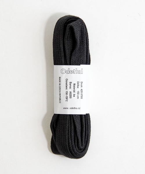 REPRODUCTION OF FOUND(リプロダクションオブファウンド)の「Odetka (オデトカ) / コットン ファットシューレース 110cm / 150cm スニーカー FAT SHOE LACE(シューズアクセサリー・メンズ・ホワイト/ブラック/アイボリー/ライトグレー・110/150)」の7枚目の写真