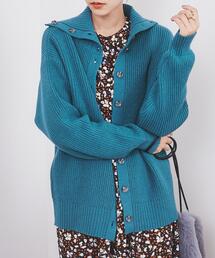 coen | ［洗える］もちふわ2WAYオフタートルニット(ニット/セーター)