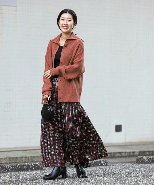 coen（コーエン）の「［洗える］もちふわ2WAYオフタートルニット（ニット/セーター・レディース・ライトブルー/ライム/ナチュラル/レンガ・M/L）」の7枚目の写真