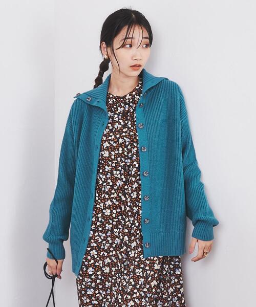 coen（コーエン）の「［洗える］もちふわ2WAYオフタートルニット（ニット/セーター・レディース・ライトブルー/ライム/ナチュラル/レンガ・M/L）」の15枚目の写真