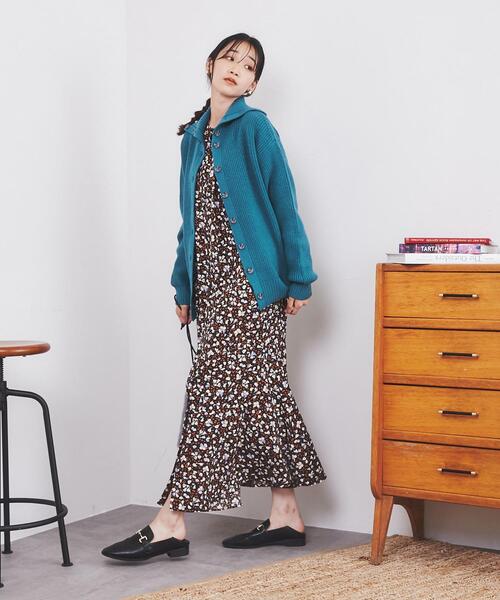 coen（コーエン）の「［洗える］もちふわ2WAYオフタートルニット（ニット/セーター・レディース・ライトブルー/ライム/ナチュラル/レンガ・M/L）」の16枚目の写真