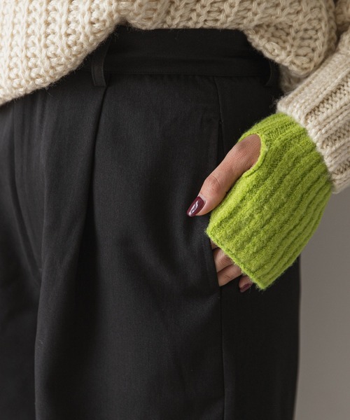 rectangle（レクタングル）の「ツイルタックハーフパンツ（その他パンツ・レディース・ブラック/ベージュ/アイボリー・FREE）」の11枚目の写真