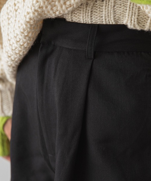 rectangle（レクタングル）の「ツイルタックハーフパンツ（その他パンツ・レディース・ブラック/ベージュ/アイボリー・FREE）」の13枚目の写真