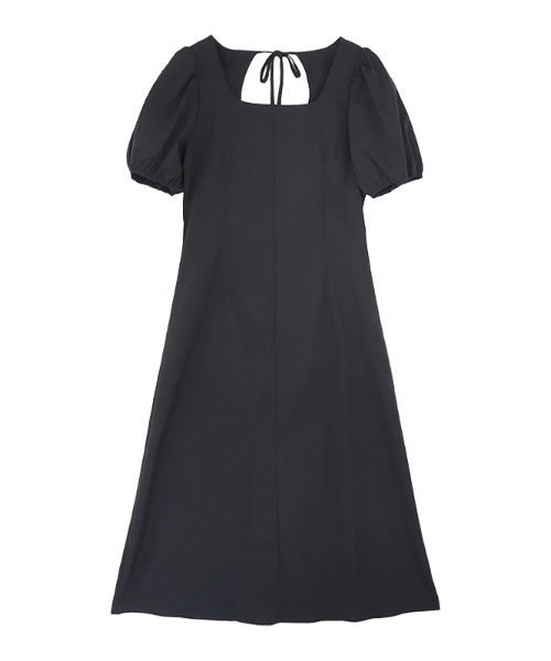 ACYM（アシーム）の「Back tie lady ワンピース（ワンピース・レディース・ホワイト/ブラック・FREE）」の8枚目の写真