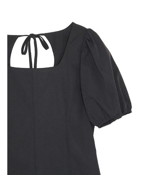 ACYM（アシーム）の「Back tie lady ワンピース（ワンピース・レディース・ホワイト/ブラック・FREE）」の9枚目の写真