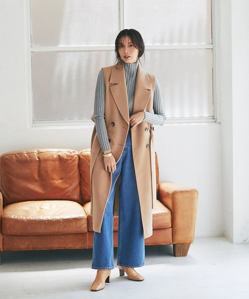 RIVE DROITE(リヴドロワ)の「MONN.:. (モン)/デニムペインターパンツ(デニムパンツ・レディース・ブルー・36/38)」の21枚目の写真