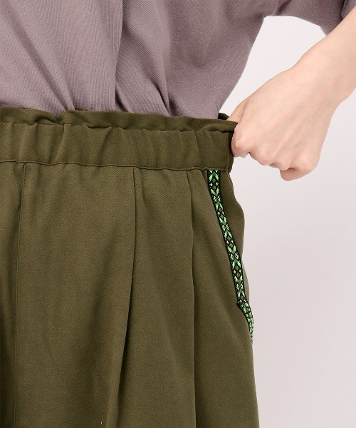 チチカカ（チチカカ）の「ピーチスキンエッグタックパンツ　【シリーズ累計15,000枚突破】（その他パンツ・レディース・ブラック/カーキ/ベージュ/ブルー/ブラウン・FREE）」の17枚目の写真