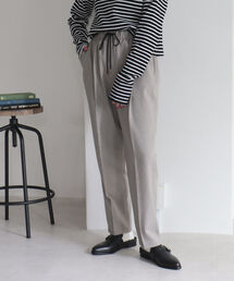 ウールライクテーパードパンツ【サイズ展開あり】