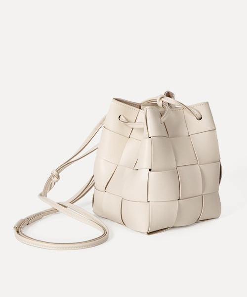 CORPUS TOKYO（コーパス トーキョー）の「ビッグイントレチャートショルダーバッグ（ショルダーバッグ・レディース・ホワイト/ブラック/グリーン/キャメル・FREE）」の2枚目の写真