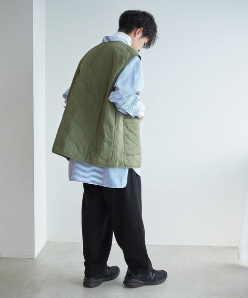 LOWRYS FARM（ローリーズファーム）の「ウーリーテックタックパンツ　285278（その他パンツ・メンズ・ブラック/ブルー・MEDIUM/LARGE）」の4枚目の写真