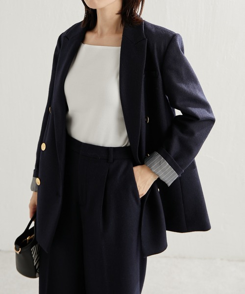 COLLAGE GALLARDAGALANTE(コラージュガリャルダガランテ)の「前後2WAY/ジャケットとの相性がいい/スクエアシアー切替タンク/手洗い可(タンクトップ・レディース・ホワイト/ブラック/チャコールグレー/ライトグレー・FREE)」の17枚目の写真