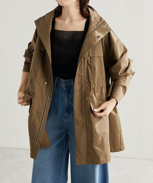 COLLAGE GALLARDAGALANTE(コラージュガリャルダガランテ)の「前後2WAY/ジャケットとの相性がいい/スクエアシアー切替タンク/手洗い可(タンクトップ・レディース・ホワイト/ブラック/チャコールグレー/ライトグレー・FREE)」の7枚目の写真