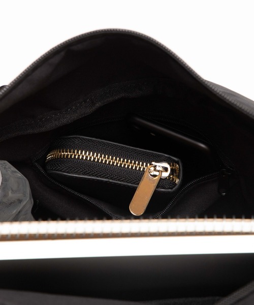 Whinny(ホワイニー)の「Whinny/脱ニートバッグ♪(ショルダーバッグ・レディース・ホワイト/ブラック/グレー・FREE)」の6枚目の写真