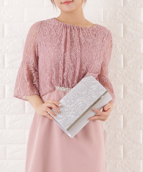 Lace Ladies(レースレディース)の「レースフラップ2wayクラッチバッグ(クラッチバッグ・レディース・ベージュ/シルバー/ブラック・FREE)」の17枚目の写真