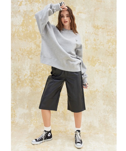 ALEXIA STAM（アリシアスタン）の「Fake Leather Half Pants /フェイクレザーハーフパンツ（その他パンツ・レディース・マスタード/ブラウン/ブラック・S/M）」の21枚目の写真