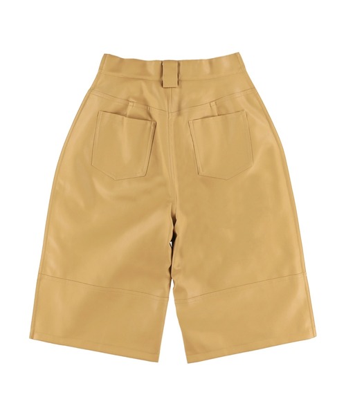 ALEXIA STAM（アリシアスタン）の「Fake Leather Half Pants /フェイクレザーハーフパンツ（その他パンツ・レディース・マスタード/ブラウン/ブラック・S/M）」の11枚目の写真