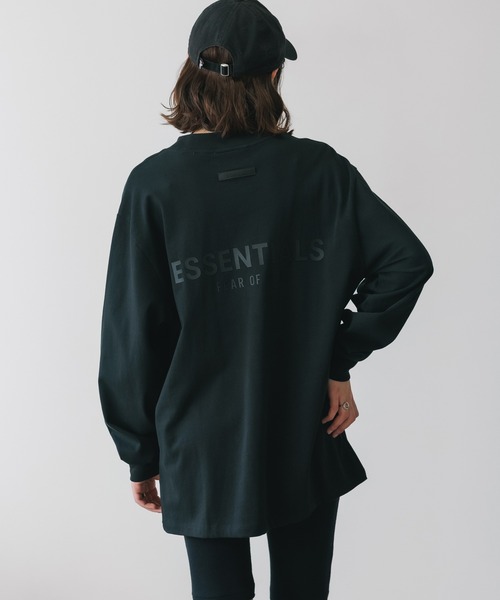 FOG ESSENTIALS(エフオージーエッセンシャルズ)の「FOG ESSENTIALS/エッセンシャルズ BACK LOGO LS TEE バックロゴロングスリーブTシャツ(Tシャツ/カットソー・メンズ・ブラック/クリーム/ダークベージュ/ベージュ系その他2/ベージュ系その他・S/M/L/XL)」の16枚目の写真