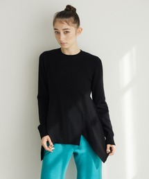 LANVIN en Bleu | アシンメヘムニットトップス(ニット/セーター)