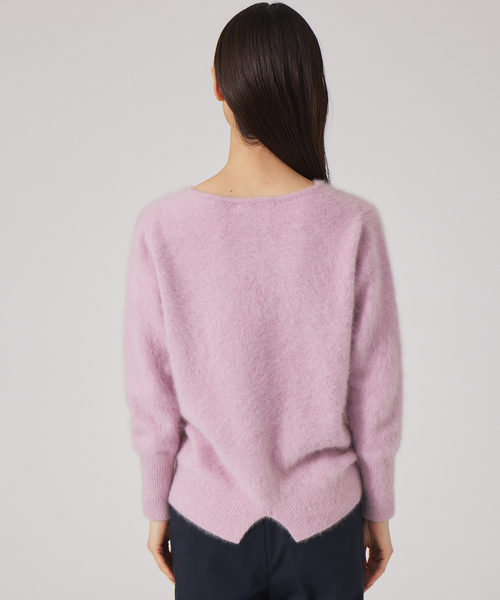 qualite（カリテ）の「フォックスラクーンニットプルオーバー（ニット/セーター・レディース・ブラウン系その他/パープル系その他/オフホワイト・36/38）」の18枚目の写真