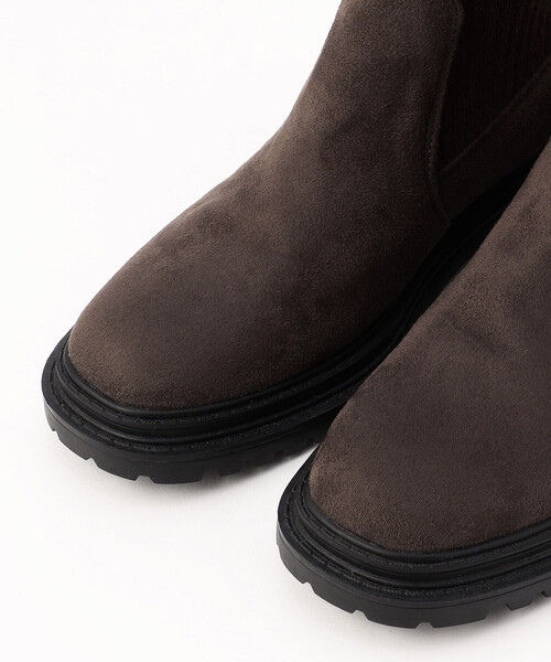 ONIGIRI(オニギリ)の「リブブーツ(ブーツ・レディース・ブラック/ブラウン・24.5cm/23.5cm)」の10枚目の写真