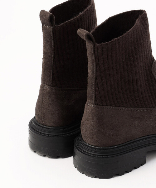 ONIGIRI(オニギリ)の「リブブーツ(ブーツ・レディース・ブラック/ブラウン・24.5cm/23.5cm)」の11枚目の写真