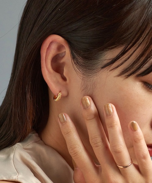 注目■NUMBERING■大人気アイテム N-diaチェーンユニットピアス ALL ABOUT BASICS トグルチェーン ピアス