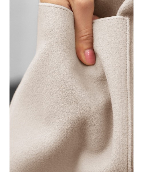 STYLE DELI（スタイルデリ）の「メルトン調ベスト（ベスト・レディース・チャコールグレー/ライトベージュ・FREE）」の5枚目の写真