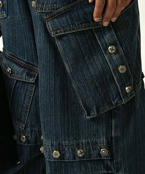 RUPERT　ルパート　スタッズ　デニム ハートスタッズデニムパンツ | ブルーイースト(BLUEEAST