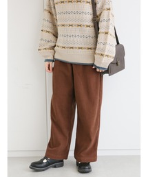 コーデュロイストレートパンツ