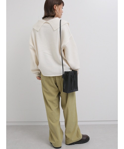 ehka sopo（エヘカソポ）の「コーデュロイストレートパンツ（その他パンツ・レディース・ブラウン/マスタード/キナリ・ﾌﾘ-）」の15枚目の写真