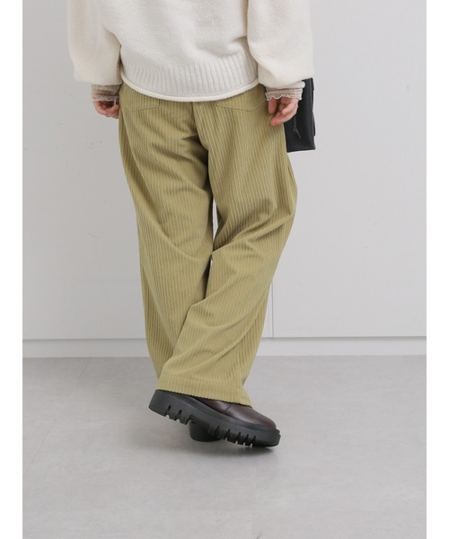ehka sopo（エヘカソポ）の「コーデュロイストレートパンツ（その他パンツ・レディース・ブラウン/マスタード/キナリ・ﾌﾘ-）」の21枚目の写真