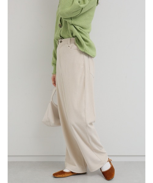 ehka sopo（エヘカソポ）の「コーデュロイストレートパンツ（その他パンツ・レディース・ブラウン/マスタード/キナリ・ﾌﾘ-）」の10枚目の写真