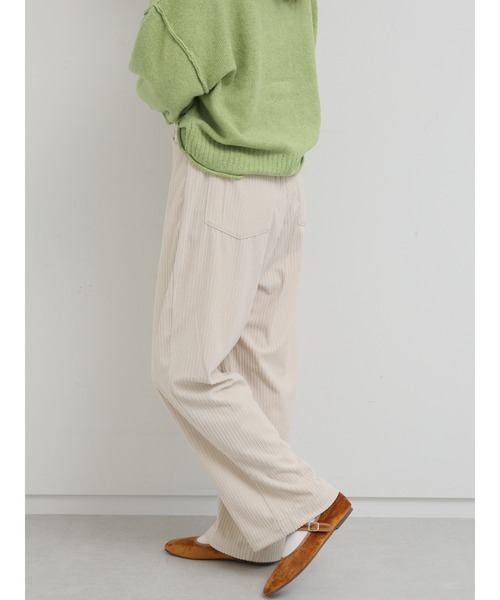 ehka sopo（エヘカソポ）の「コーデュロイストレートパンツ（その他パンツ・レディース・ブラウン/マスタード/キナリ・ﾌﾘ-）」の16枚目の写真