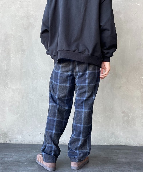 Gramicci（グラミチ）の「[GRAMICCI/グラミチ] ウールリラックス タックトラウザーパンツ（その他パンツ・メンズ・チャコールグレー/ネイビー/グレー/ネイビー系・S/M/L）」の10枚目の写真