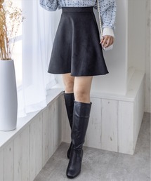 clear | フェイクスエードフレアミニスカート ≪2022AW新作≫(スカート)