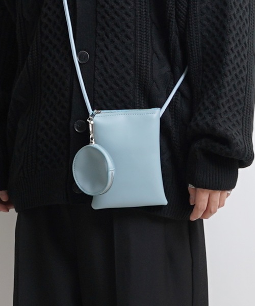 Confirm（コンファーム）の「ミニウォレット付マルチショルダーバッグ【Confirm】（ショルダーバッグ・メンズ・ホワイト/ベージュ系その他/ブラック系その他/ブラック/ブラウン系その他/カーキ/サックスブルー・FREE）」の7枚目の写真