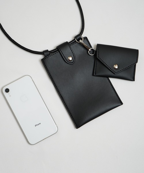 Confirm（コンファーム）の「ミニウォレット付マルチショルダーバッグ【Confirm】（ショルダーバッグ・メンズ・ホワイト/ベージュ系その他/ブラック系その他/ブラック/ブラウン系その他/カーキ/サックスブルー・FREE）」の14枚目の写真